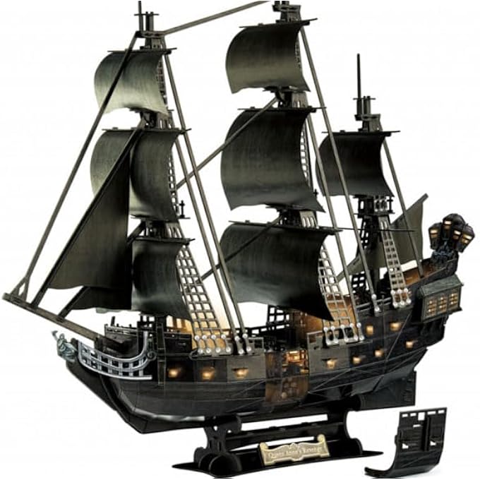 00155 PIRATES OF THE CARIBBEAN-THE BLACK PEARL XXL 3D PUZZLE LED EDITION - Image 2